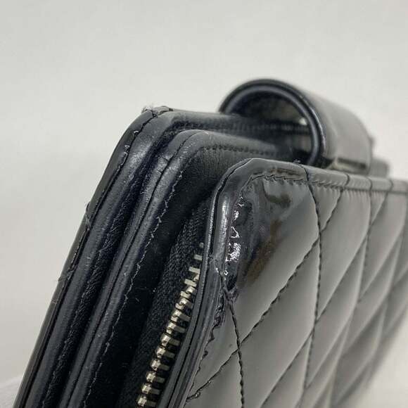 CHANEL Black Leather Wallet